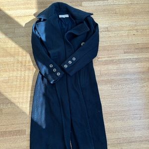 Free people x Brixton navy blue coat